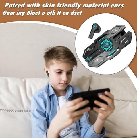 True Wireless Stereo Earbuds Bluetooth 5.49 with Charging Case — Portable Bluetooth Earbuds for Calls & Music