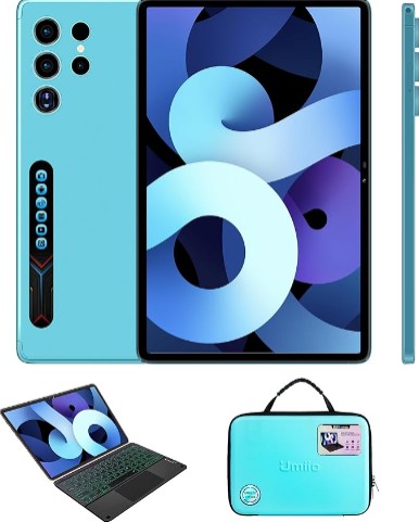 Smart Tablet S24 Ultra 10.1" Android Tablet with Keyboard