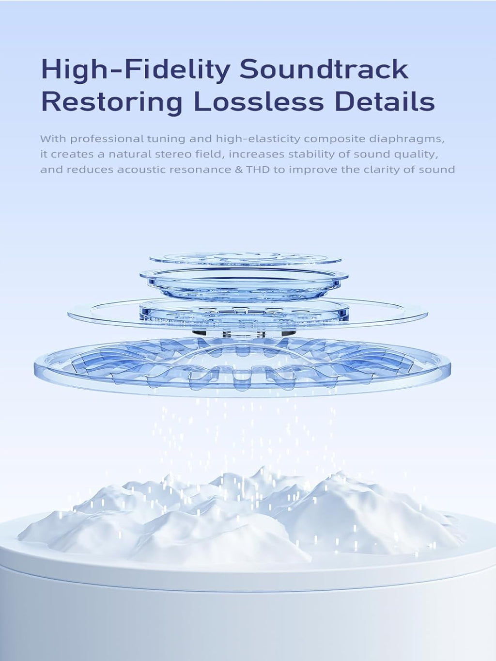 Awei T68 ENC Wireless Earphone Noise Cancelling Bluetooth 5.3 Headphone 4 Mic ENC HD Call TWS Earbuds Deep Bass Earphones (Black)