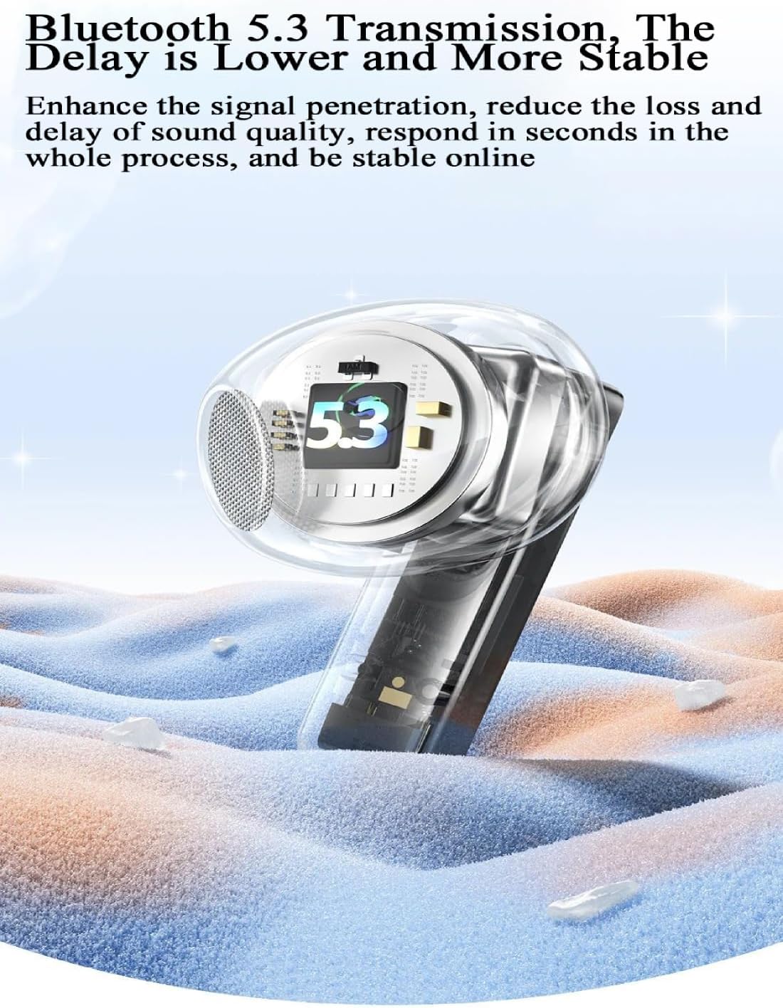 Awei T87 TWS Earbuds Wireless Bluetooth Earphones With Mic HD Call Noise Reduction Headphones Hifi Sound Music Headset Gamer (White)