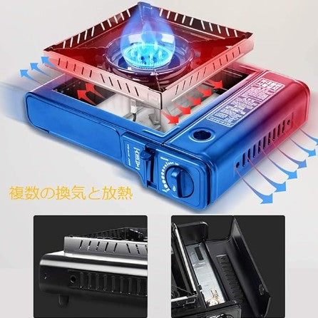 Portable Butane Gas Stove with Piezo Ignition – Compact Camping Burner