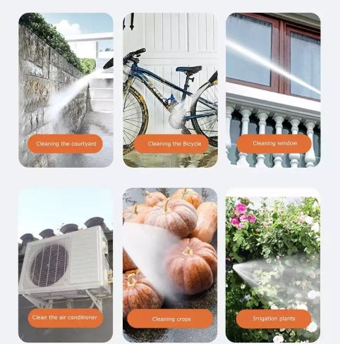 Cordless High-Pressure Washer – Portable Car & Home Cleaner