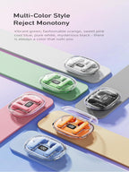 Awei T86 ENC Noise Canceling Earphones Wireless Bluetooth Earbuds HiFi Stereo Headphones with Digital Display Charging Case (Black)