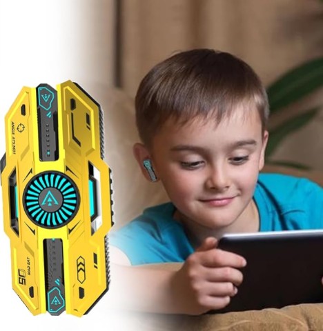 True Wireless Stereo Earbuds Bluetooth 5.49 with Charging Case — Portable Bluetooth Earbuds for Calls & Music