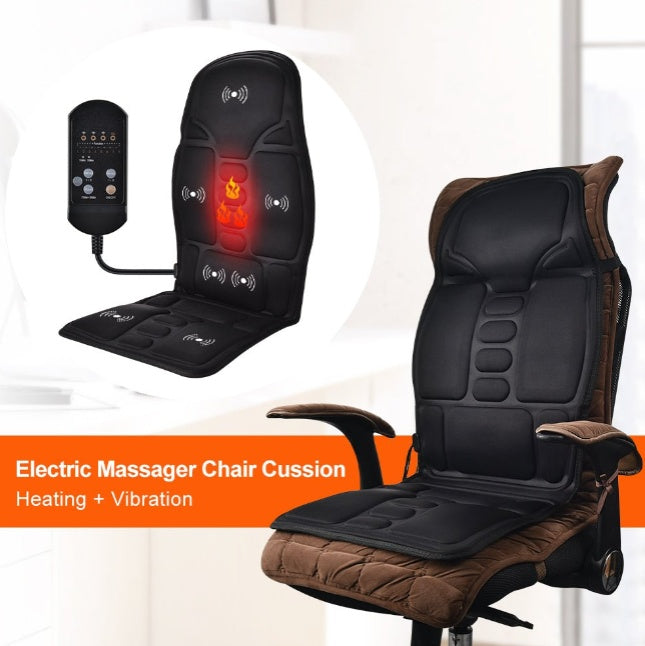 Electric Massage Seat Cushion with Heat & Vibration Secondary image