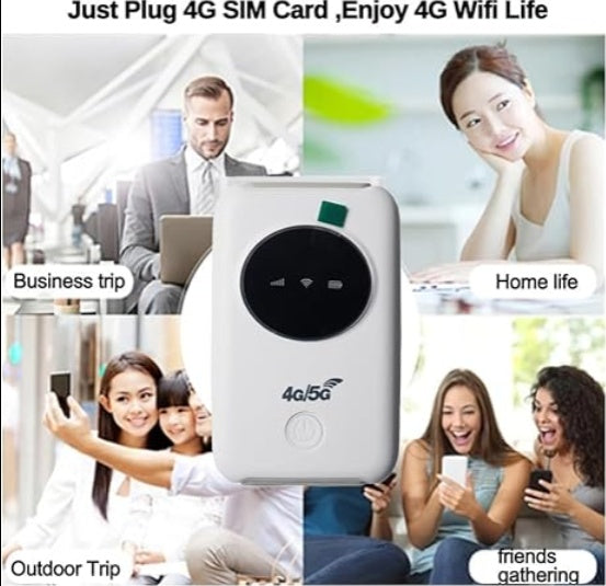 4G 5G Wireless WiFi Router 300Mbps Portable Hotspot