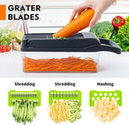 Vegetable Cutter, Chopper & Slicer – Multi-Function Kitchen Prep Tool with Interchangeable Blades